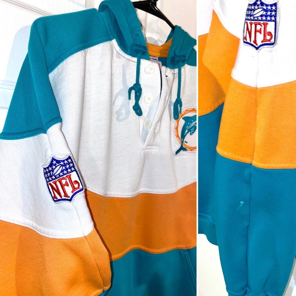 Vintage 90s Apex One Miami Dolphins Sweatshirt - Picture 8 of 8